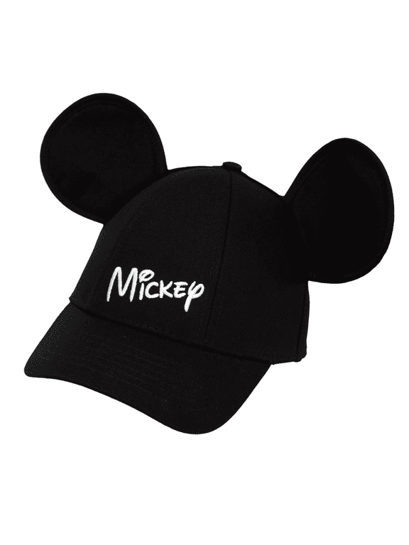 Mickey Youth Black Ear Hat, (Boy's or Girl's)