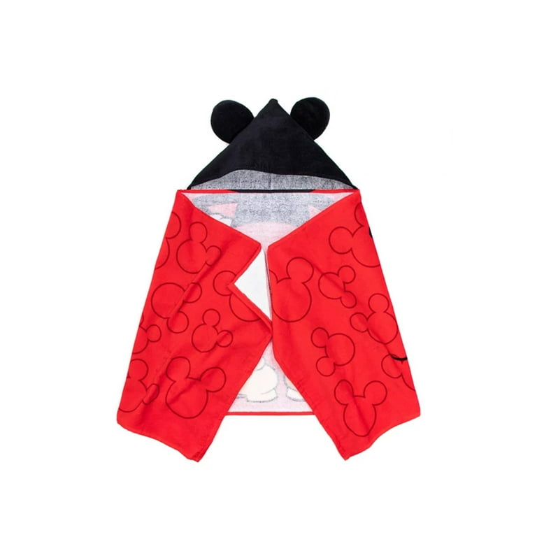Mickey Mouse Kids Cotton Hooded Towel Walmart