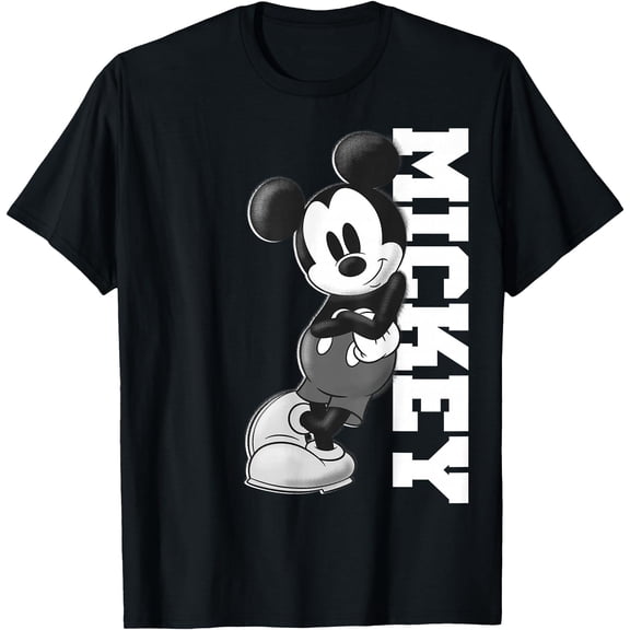 Mickey Mouse Lean DTG Print Unisex T-Shirt