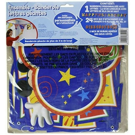 Mickey Mouse Letter Banner 10 1/2 Ft.