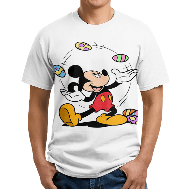 Mickey Mouse Lilo & Stitch Print Toddler And Youth Short Sleeve Graphic  Crew Neck Relaxed Fit T-Shirt, Winnie the Pooh Print Easter Egg Holiday  Casual Spring Summer Tee Shirt Tops 