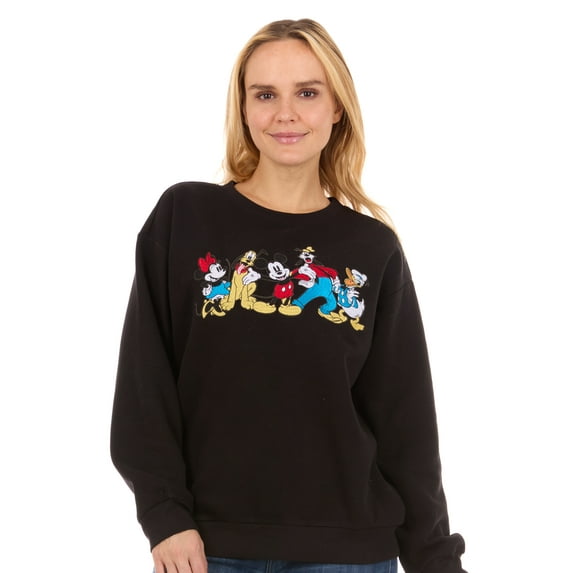 Mickey Mouse Long Sleeve Sweatshirt, Womens