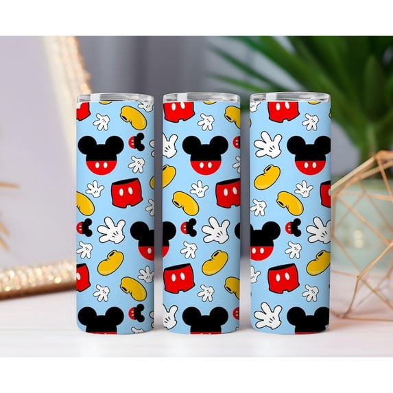 Mickey Mouse Magic Tumbler Wrap: Cartoon Character Sublimation Design