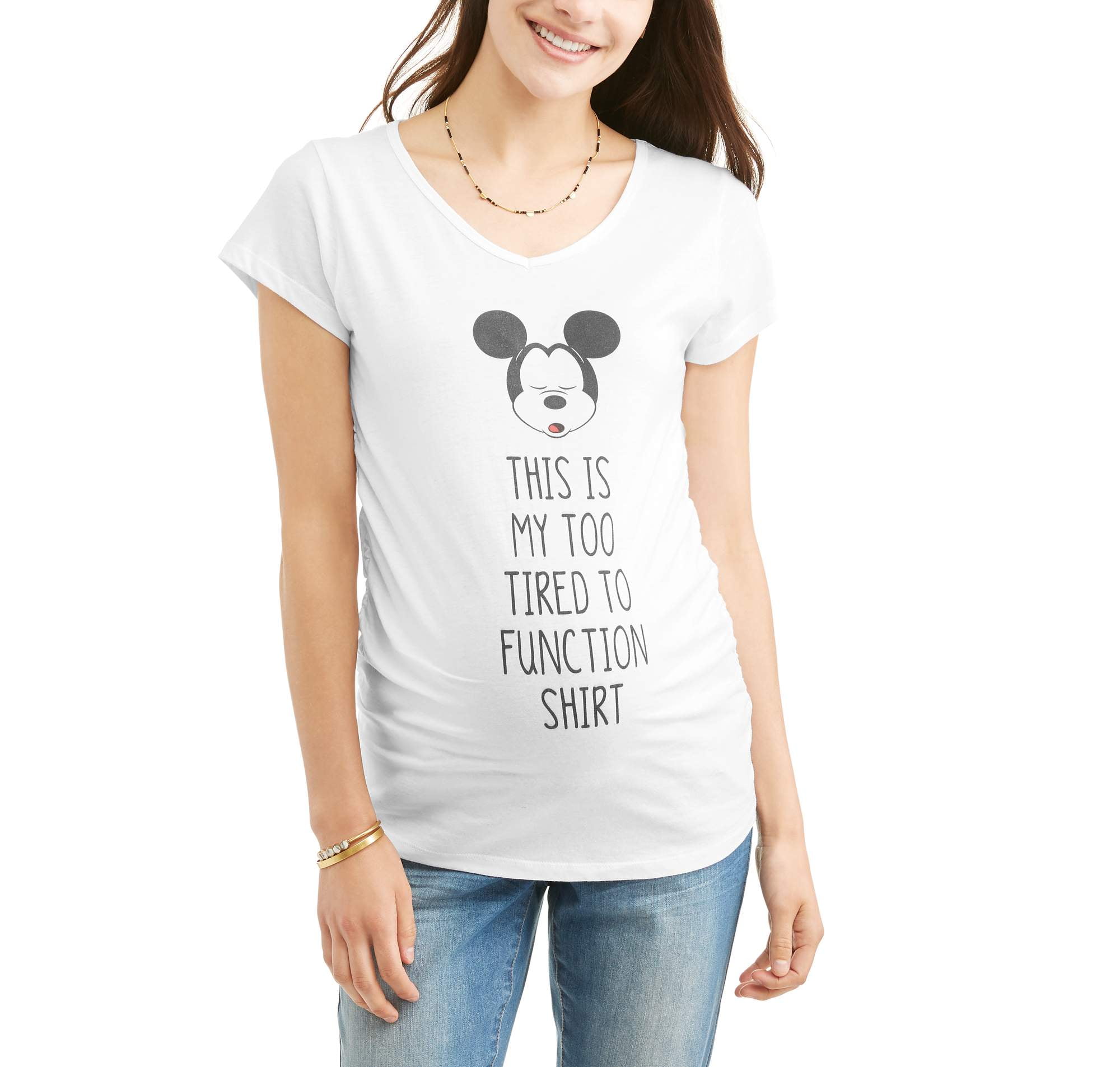 Mickey mouse cheap pregnant shirt