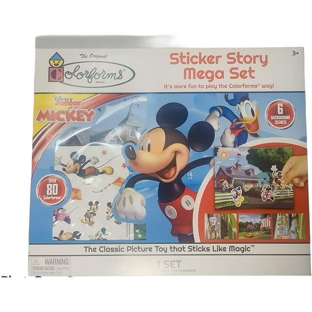 Mickey Mouse Mega Colorforms Sticker Story Activity Set - Walmart.com