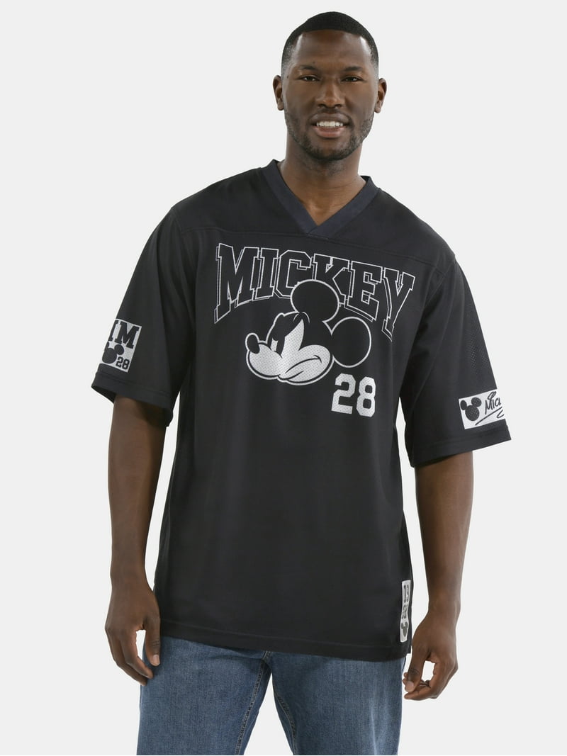 Mickey Mouse Men's and Big Men's Graphic Football Jersey, Sizes XS