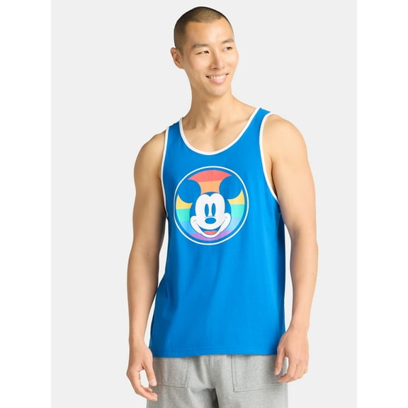 Mickey Mouse, Men's & Big Men's Pride Graphic Tank Top, Sizes S-3XL