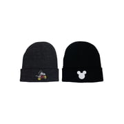 Mickey Mouse Men's Licensed Beanie Style Hats, 2-Pack, One Size