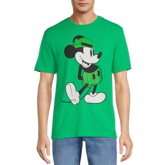 Mickey Mouse Men's St. Patrick's Graphic Print Tee
