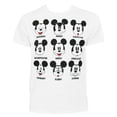thumbnail image 1 of Mickey Mouse Men's White Expressions T-Shirt-Large, 1 of 1