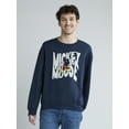 thumbnail image 1 of Mickey Mouse, Men's & Big Men's Graphic Sweatshirt, Sizes XS-3X, 1 of 4