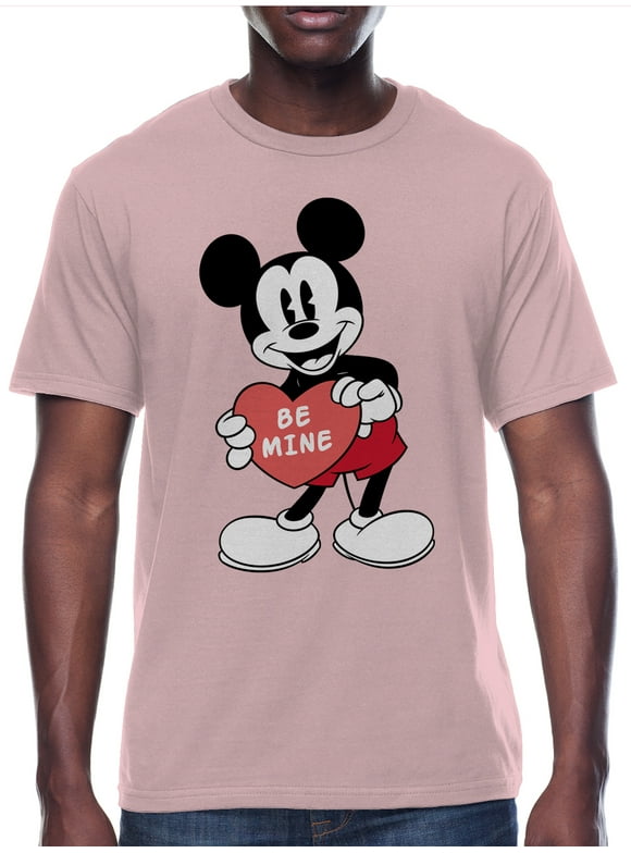 Mickey Mouse, Mens Graphic Valentines Tee, Sizes XS-3XL