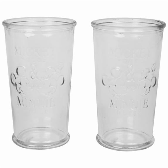 Mickey Mouse Mickey & Minnie Beverage Glasses (Set of 2)