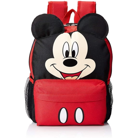 Mickey Mouse Mickey Smiley Face Backpack 12" New
