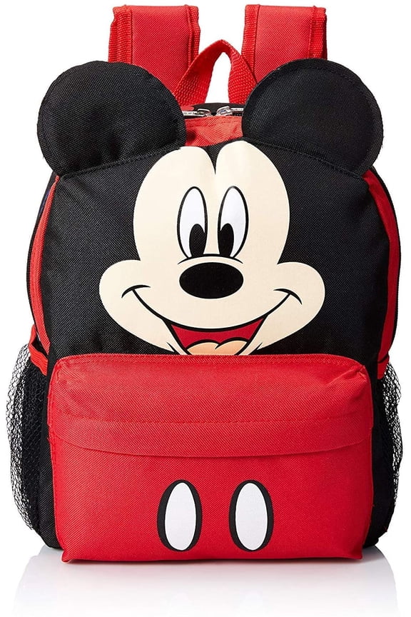 Mickey Mouse Mickey Smiley Face Backpack 12" New