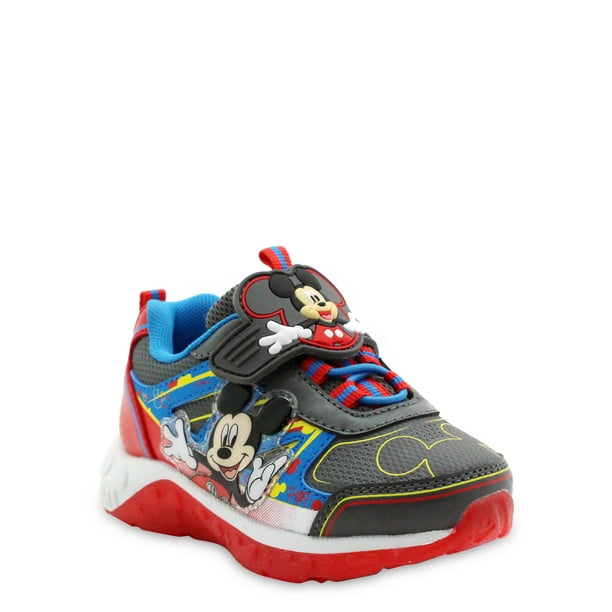 Mickey Mouse Mickey Strap Athletic Sneaker (Toddler Boys)