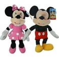 thumbnail image 1 of Mickey Mouse & Minnie 15.5" Plush Asstd- 2 Pcs, 1 of 1