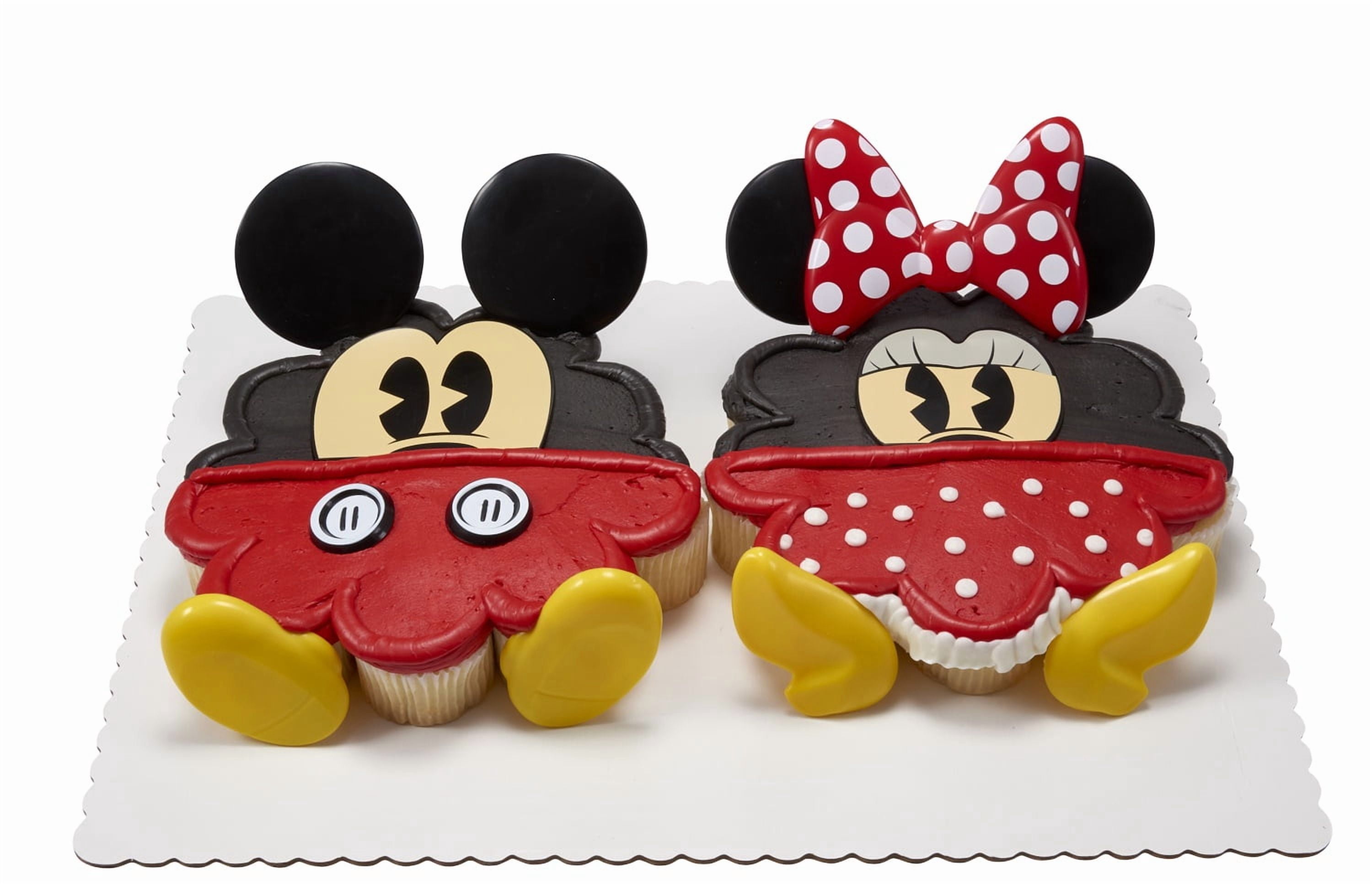 Mickey Mouse & Minnie Mouse Cupcake Cake