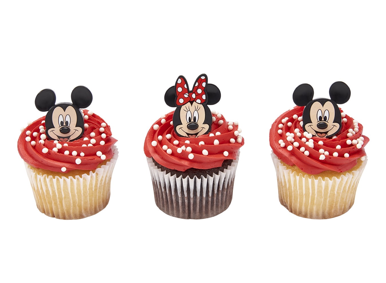 Mickey Mouse & Minnie Mouse Cupcakes