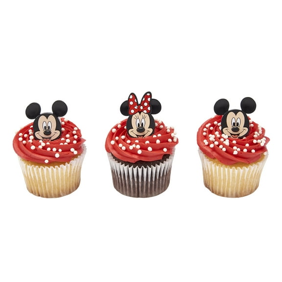 Mickey Mouse & Minnie Mouse Cupcakes