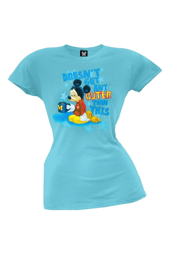 Mickey Mouse - Morning Coffee Juniors T-Shirt