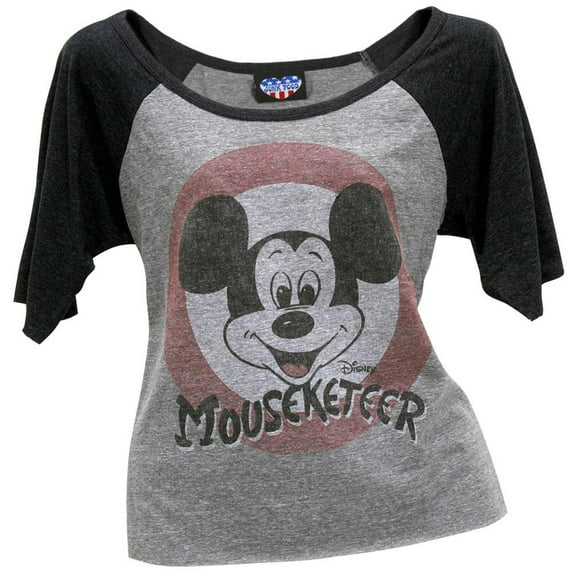 Mickey Mouse - Mouseketeer Juniors Raglan - Small
