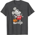 thumbnail image 1 of Mickey Mouse Mummy Halloween DTG Print Unisex T-Shirt,Dark Heather Grey Color,Size 5XL, 1 of 5