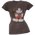 thumbnail image 1 of Mickey Mouse - Neon Dots Juniors T-Shirt, 1 of 1