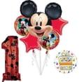 thumbnail image 1 of Mickey Mouse Party Supplies 1st Birthday Clubhouse Balloon Bouquet Decorations, 1 of 6