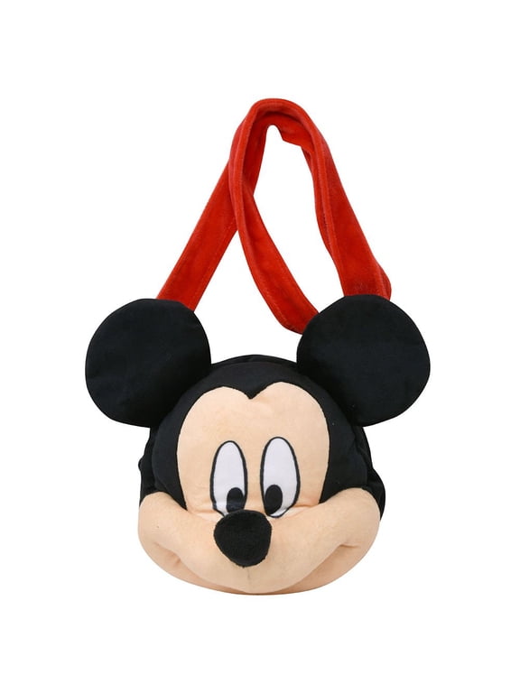 Mickey Mouse Plush Head Shaped Plush Shoulder bag with Hangtag SC/P
