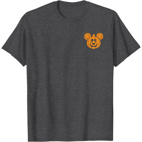 Mickey Mouse Pumpkin Halloween DTG Print Unisex T-Shirt