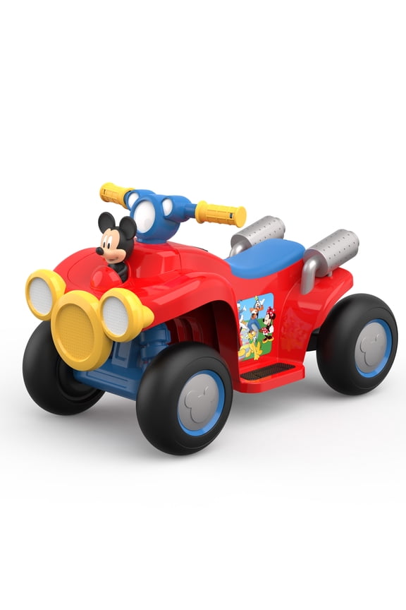 6V Mickey Mouse Quad, Battery Powered Ride on ATV, Unisex
