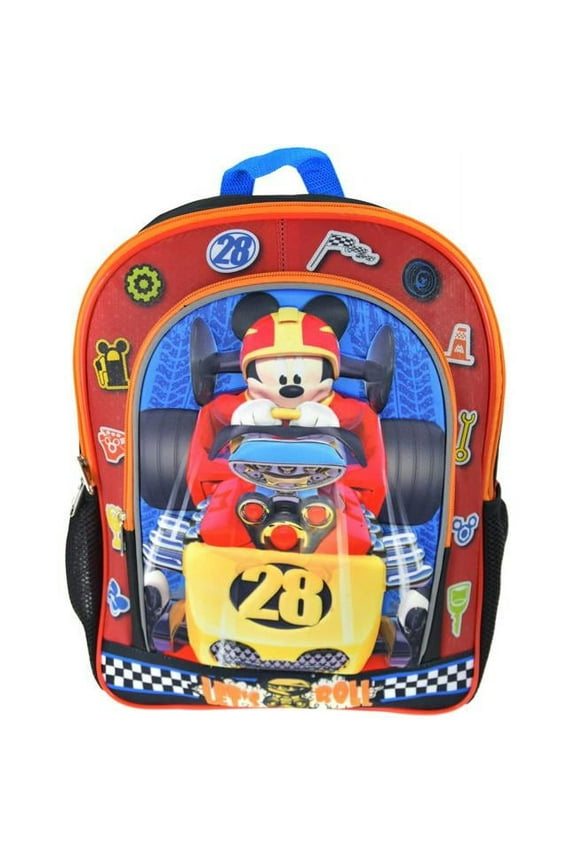 Mickey Mouse Road Racer 14" 3D Molded Backpack