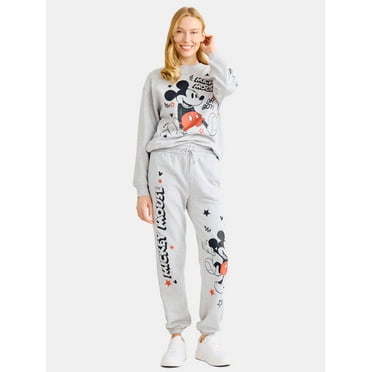 Mickey Mouse Scribbles Graphic Joggers, Women's