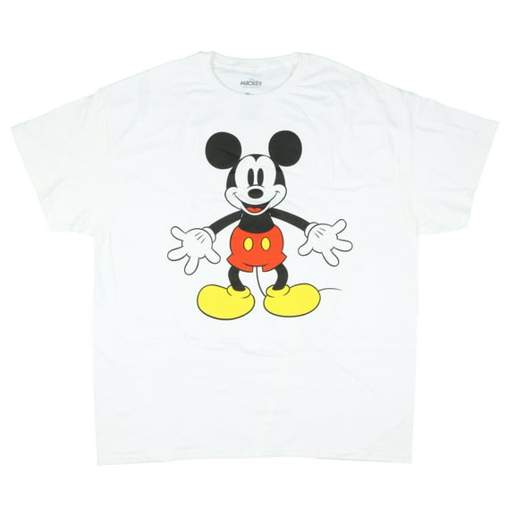 Mickey Mouse Shirt Mens Arms Wide Open Pose Adult Short Sleeve T-Shirt For Men And Women
