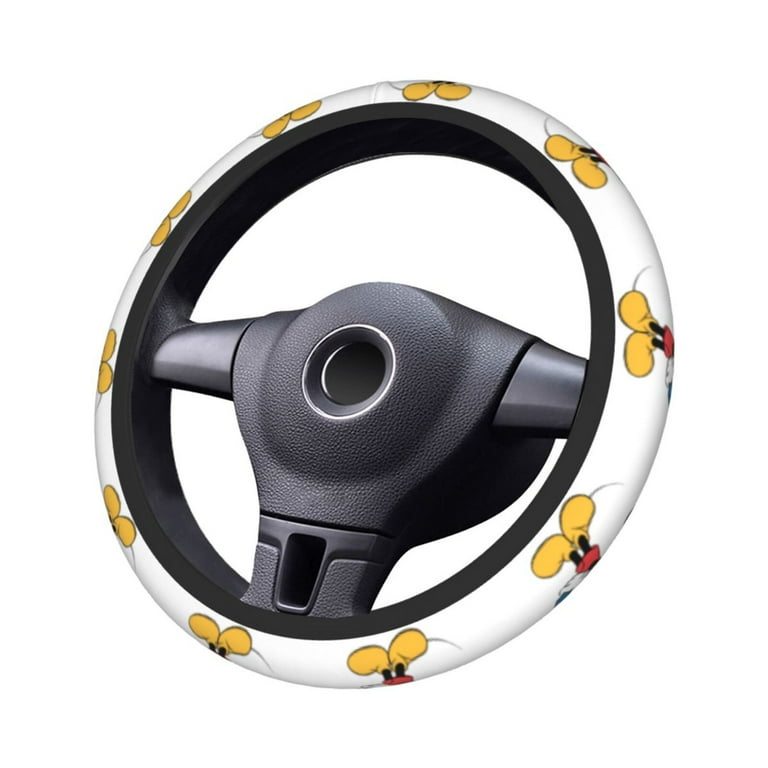 Mickey mouse steering wheel cover discount