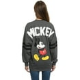 thumbnail image 1 of Mickey Mouse Sweatshirt Disney Womens Long Sleeve Oversized Jersey Charcoal Gray, 1 of 8