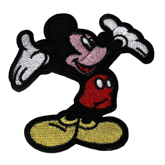 Mickey Mouse Ta-Da Pose 3" Tall Embroidered Patch