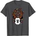 thumbnail image 1 of Mickey Mouse Tangled Holiday Christmas DTG Print Unisex T-Shirt,Dark Heather Grey Color,Size 3XL, 1 of 5