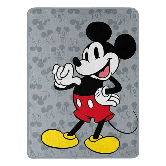 Mickey Mouse This Is Mickey Kids Micro Raschel Throw Blanket