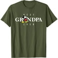 thumbnail image 1 of Mickey Mouse Thumbs Up Best Grandpa Ever Father’s Day DTG Print Unisex T-Shirt,Dark Heather Grey Color,Size L, 1 of 5