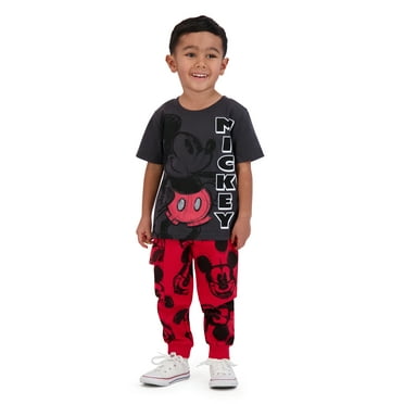 Mickey Mouse Toddler Boy 2 Piece Jogger Set, Size 3T