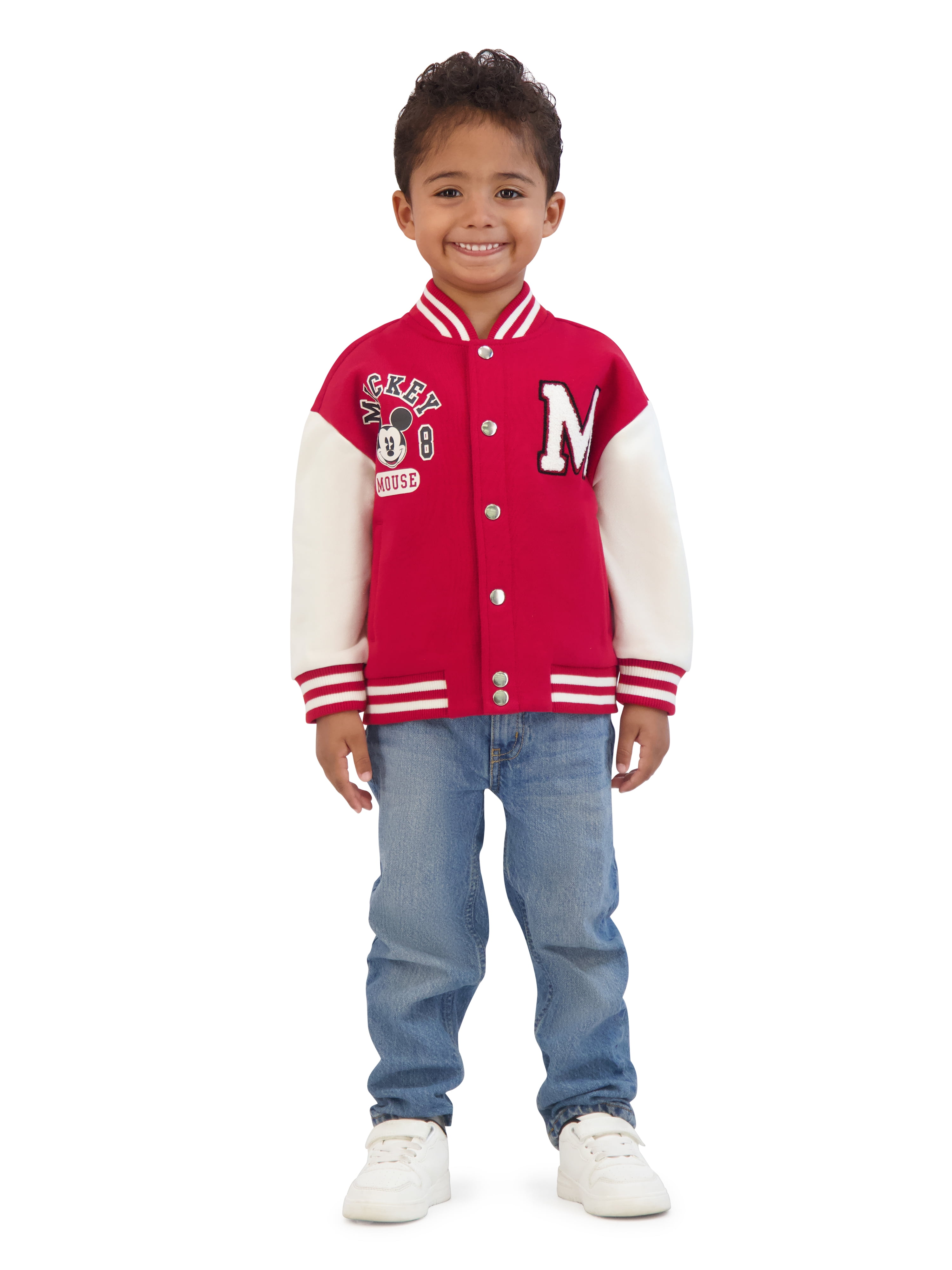 Mickey Mouse Toddler Boy Bomber Jacket, Sizes 12M-5T