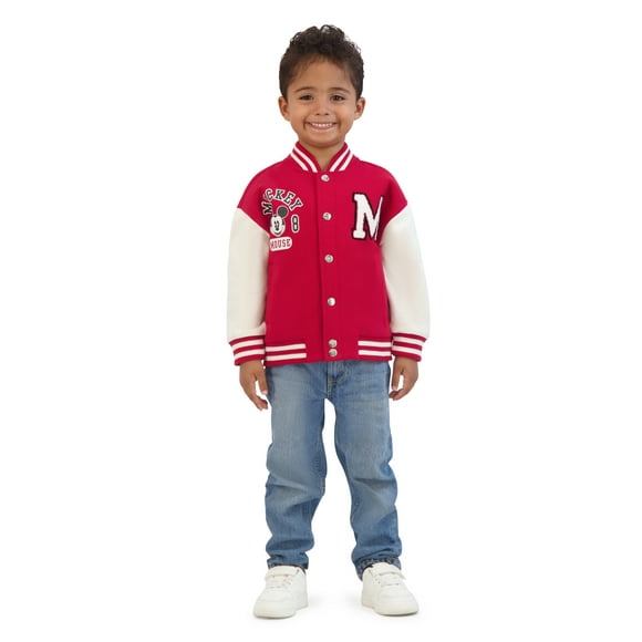Mickey Mouse Toddler Boy Bomber Jacket, Sizes 12M-5T