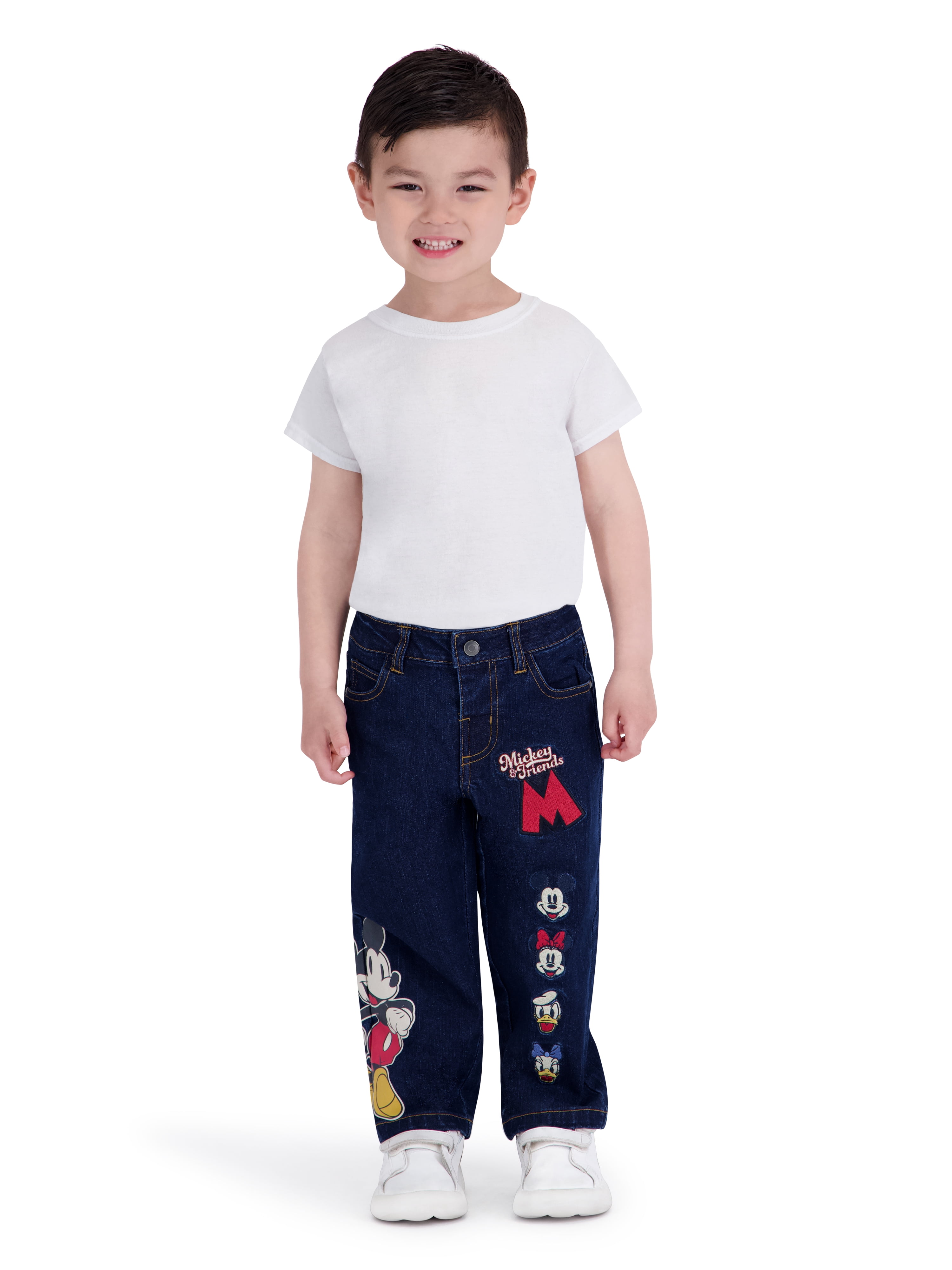 Mickey Mouse Toddler Boy Denim Pant, Sizes 12M-5T