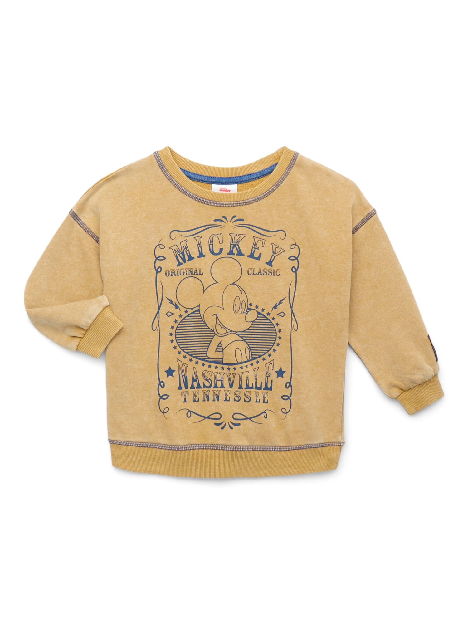 Mickey Mouse Toddler Boy Graphic Crewneck Sweatshirt, Sizes 12 Months- 5T