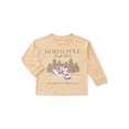 thumbnail image 1 of Mickey Mouse Toddler Boys Holiday Graphic Tee with Long Sleeves, Sizes 12M-5T, 1 of 3