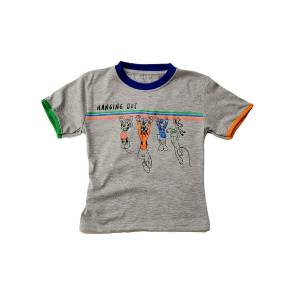 Mickey Mouse Toddler Boy Short Sleeve Ringer Tee