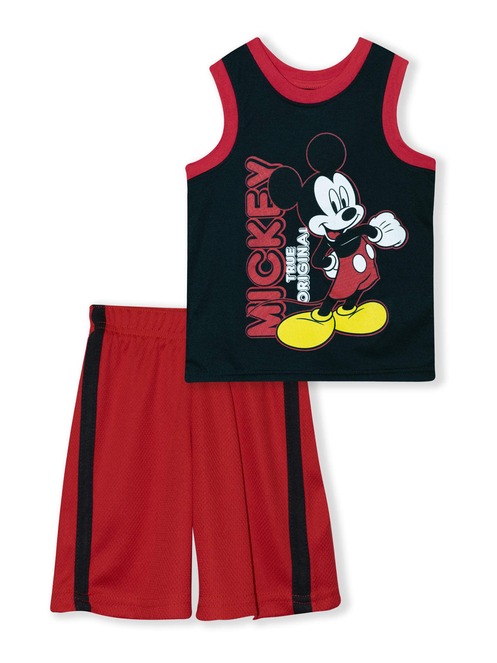 Mickey Mouse Toddler Boy Tank Top & Mesh Shorts, 2pc Outfit Set