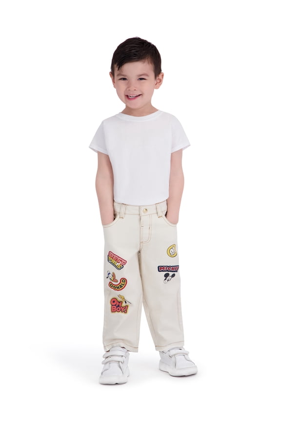 Mickey Mouse Toddler Boy Twill Pant, Sizes 12M-5T